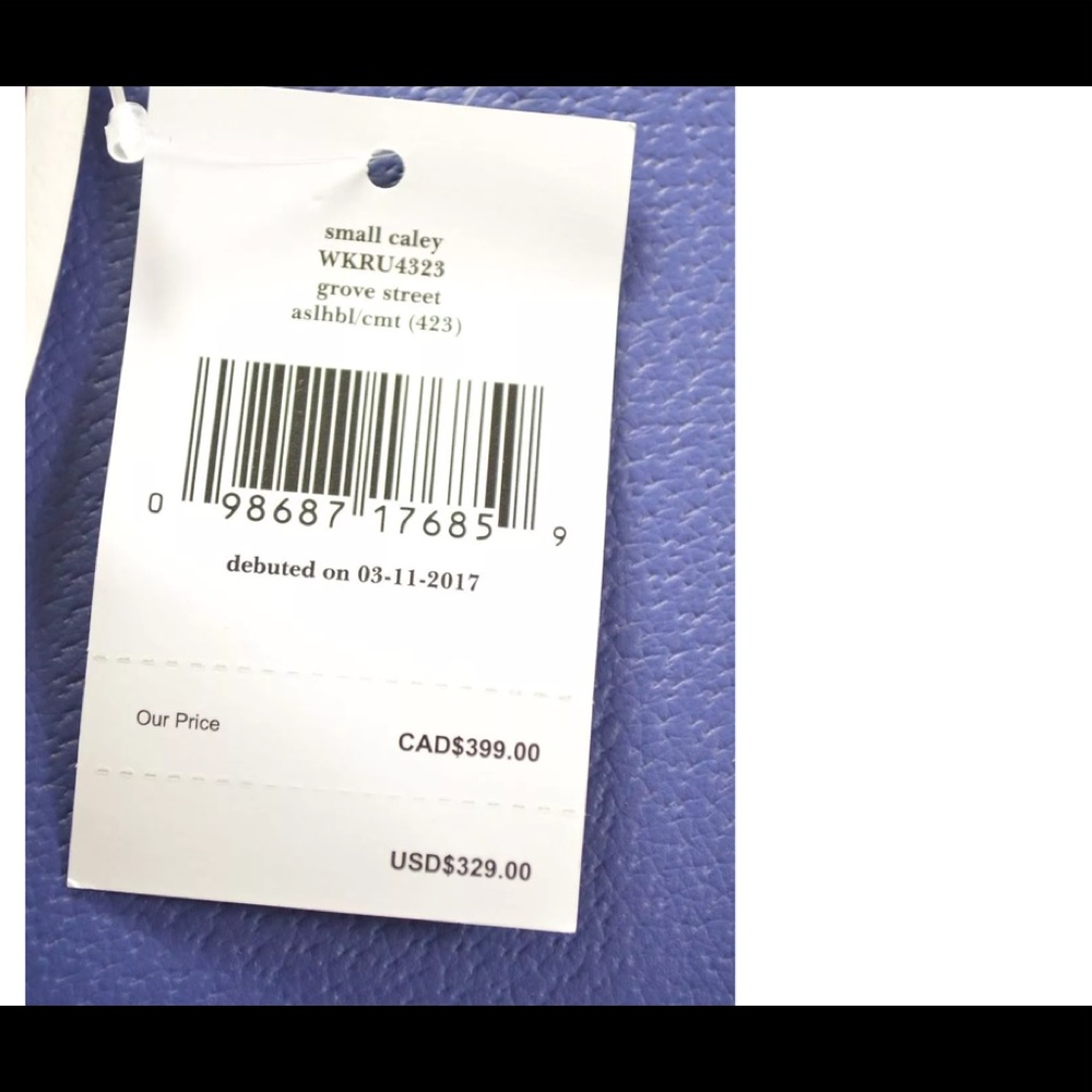 Kate Spade Caley Satchel Grove Street NWT 👜 - Picture 5 of 5